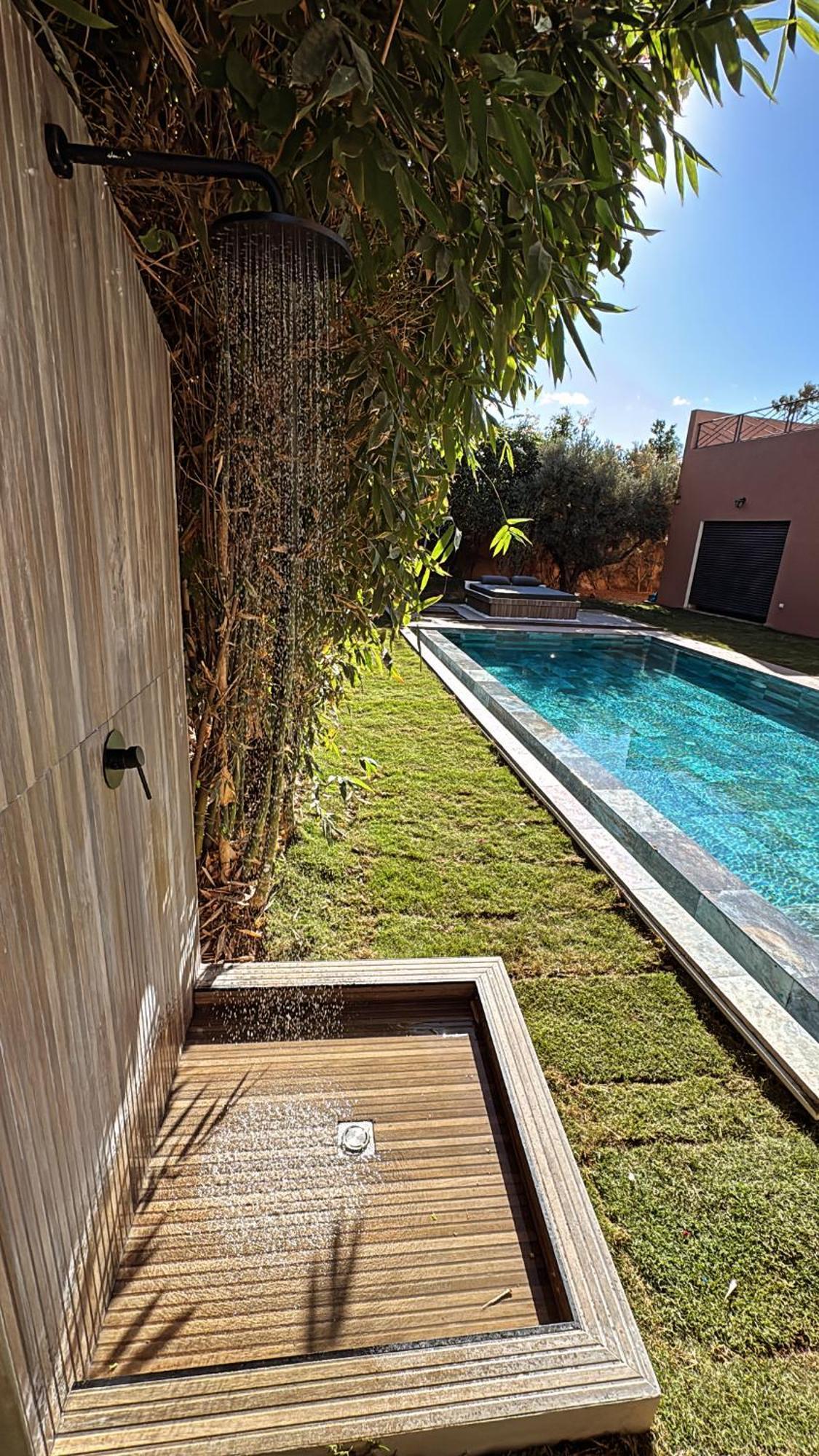 Villa Mattia Piscine Chauffee Sans Vis A Vis Marrakesh Extérieur photo