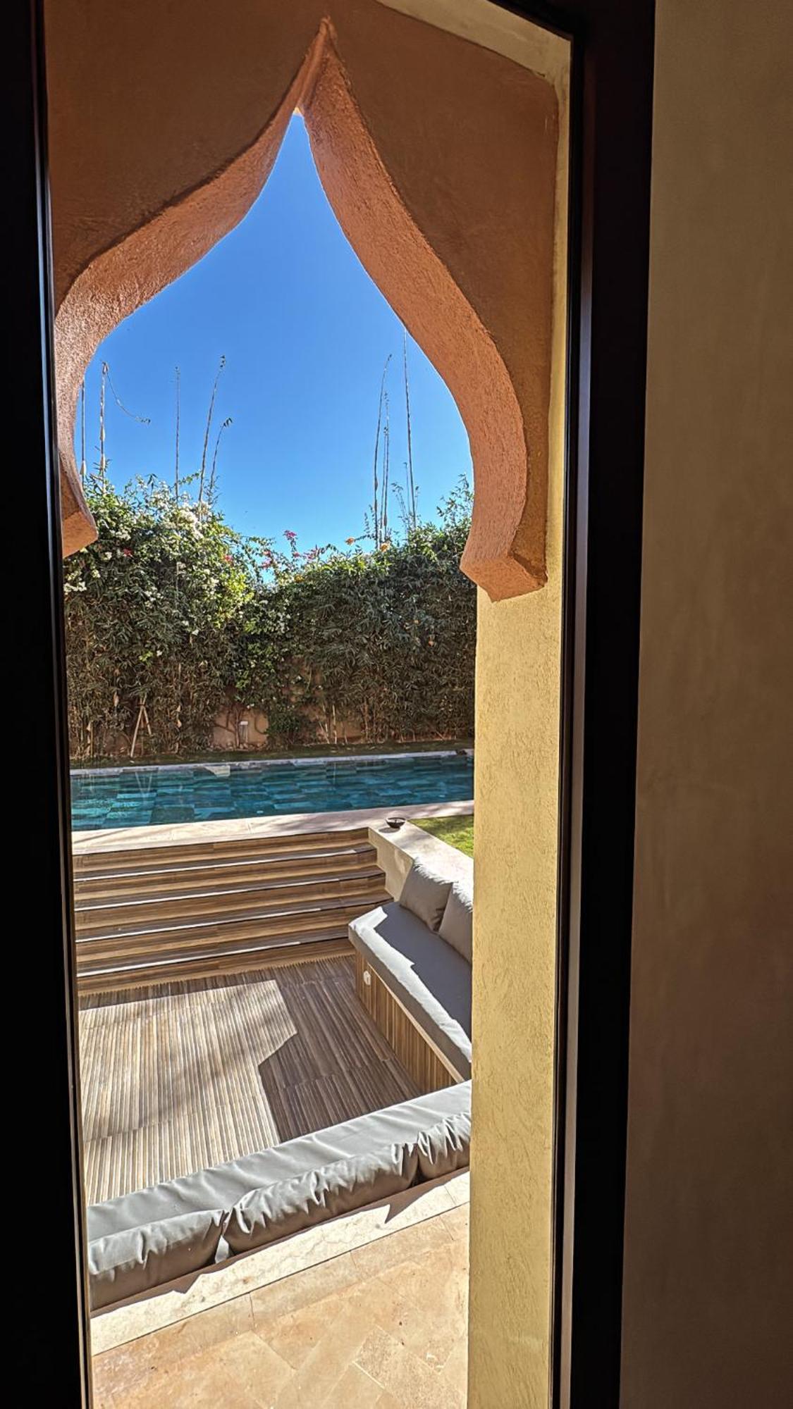 Villa Mattia Piscine Chauffee Sans Vis A Vis Marrakesh Extérieur photo